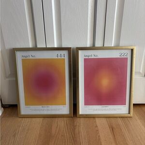 Framed Angel Number Aura Prints